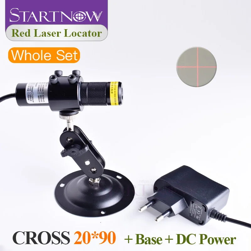 Диодный лазерный модуль Set20 * 90 660nm, 100 мВт, Красный Крест, позиционер для вышивальной машины, измерительный принтер, детали лазерного локатора