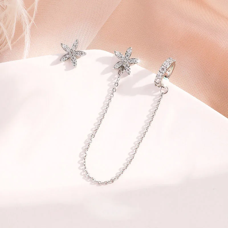 

Новинка 2023, модная Подарочная бижутерия в Корейском стиле, цепочки с кисточками, висячие серьги, Женские аксессуары, звезда