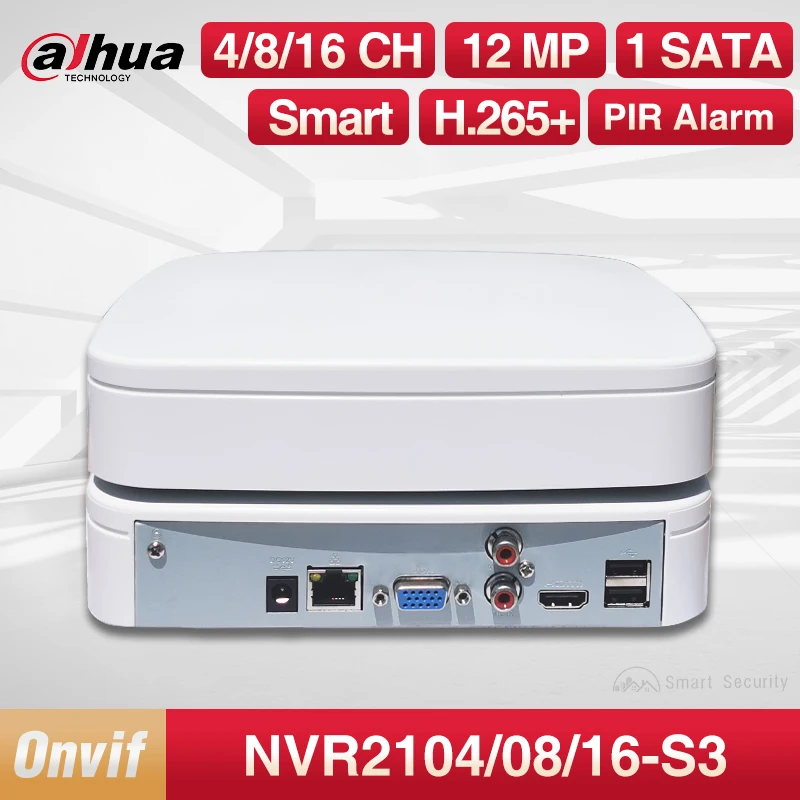 Оригинальный 1HDD видеорегистратор Dahua, сетевая камера, система защиты, 4/8/16 каналов