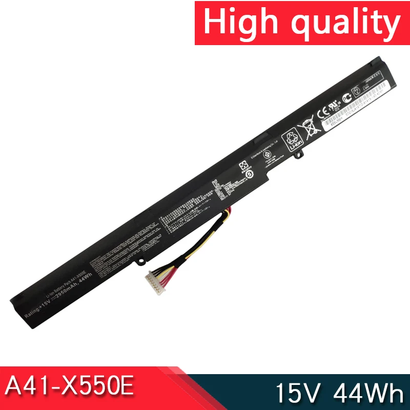 Новый аккумулятор A41-X550E 15 В 44 Втч для ASUS X450 X450E X450JF A450 A450C A450V A450E A450J A450JF A550DP F450 F450C F450V