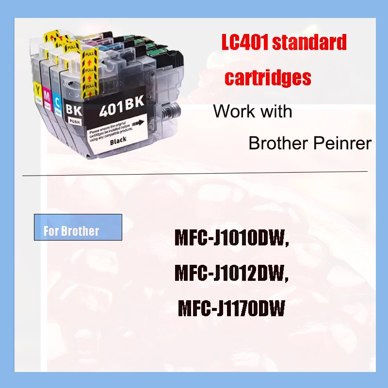 Vilaxh стандартная емкость LC401 401 совместимый чернильный картридж для принтера Brother