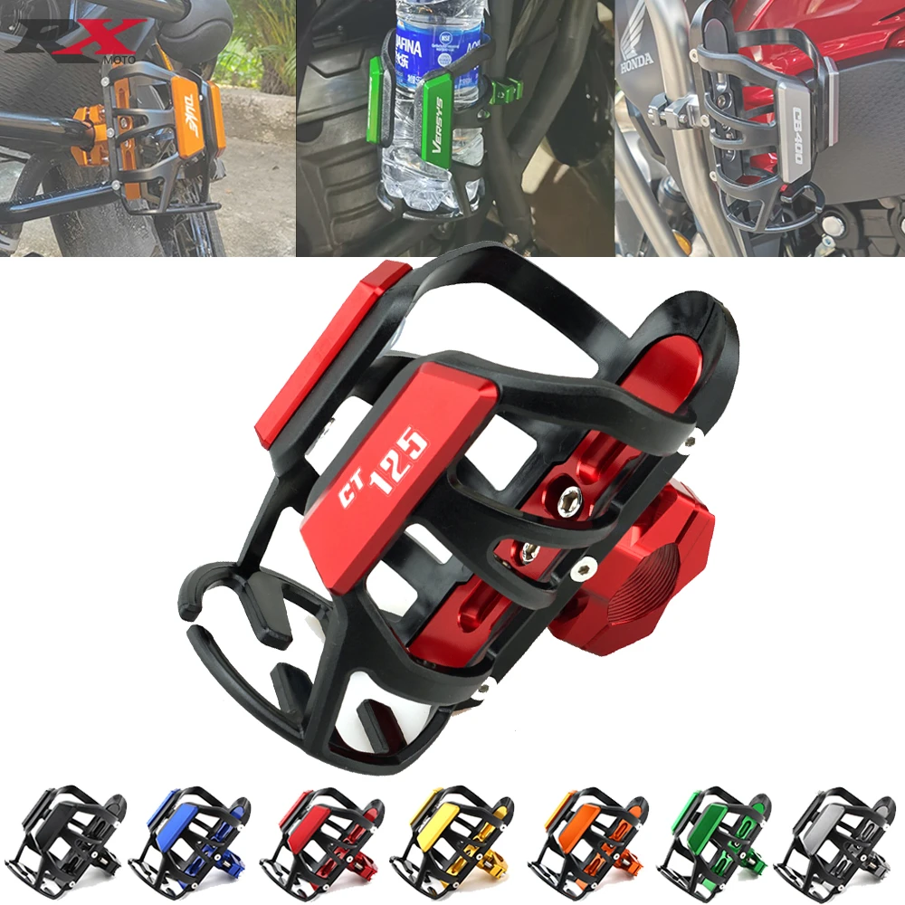 

Логотип CT125 для HONDA CT125 CT 125 аксессуары из алюминиевого сплава универсальные на все год мотоциклетные бутылки для напитков клетка держатель с...