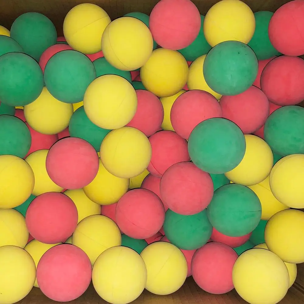 12pcs/lot 5.5cm Racquet Ball Squash Low Speed Rubber Hollow Ball Training Competition Thickness 5mm High Elasticity Only Blue