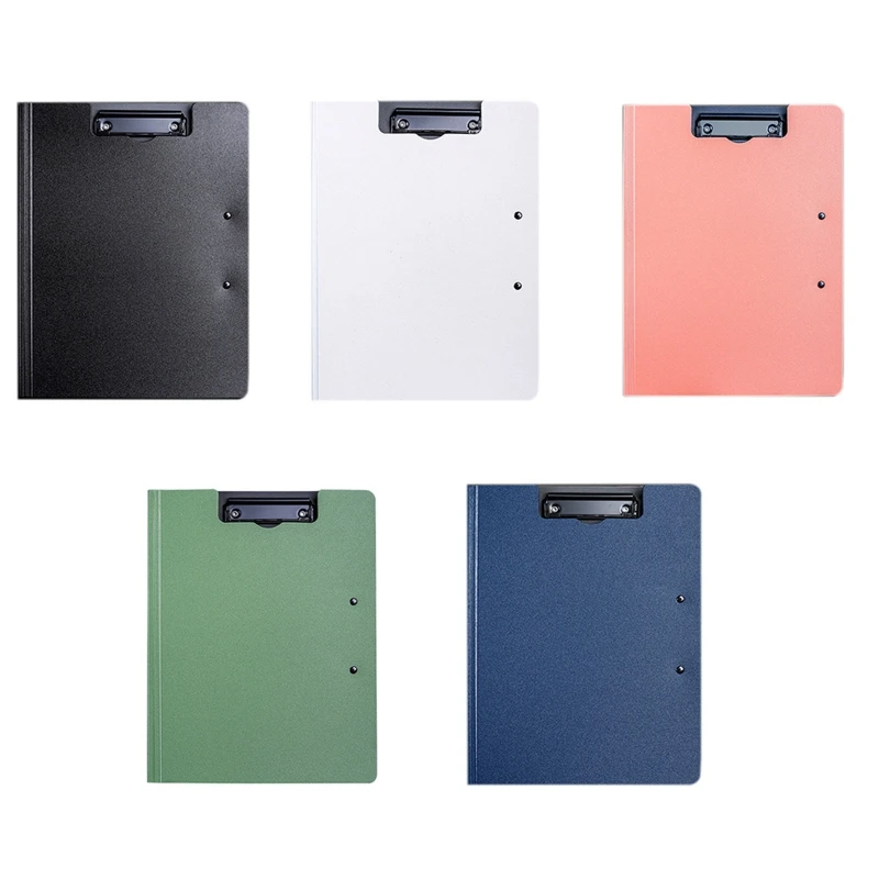

Stylish Vertical Folder with 2 Sturdy Page Clamps A4 Paper Clip Board New Dropship