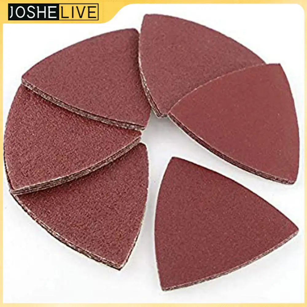 

Abrasive Tools 80mm Width Polishing Triangle Oscillating Sandpaper Red Sand Grinding Triangular Sanding Disc Loop Sandpaper