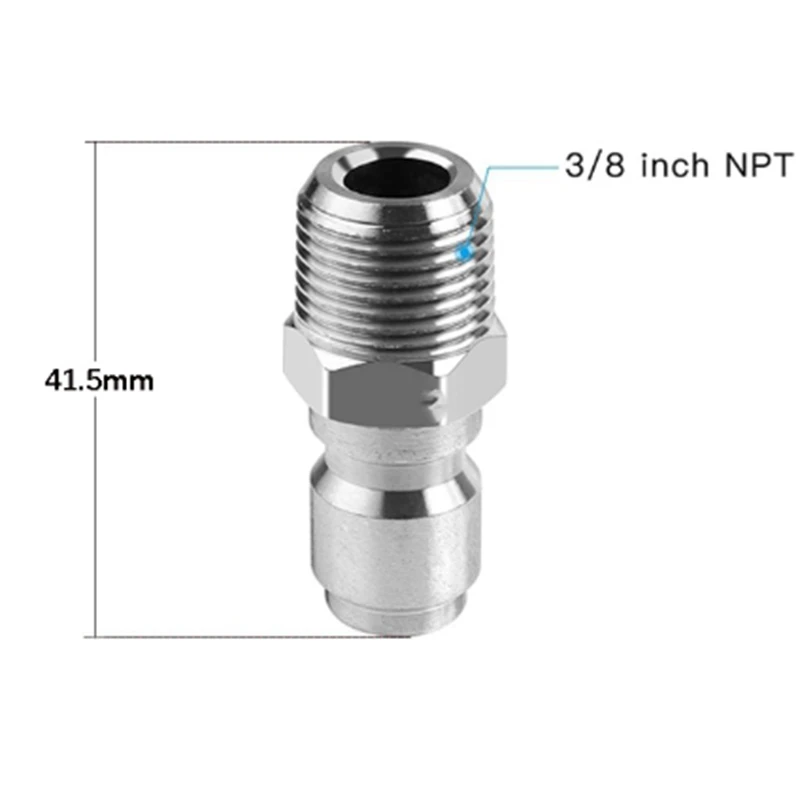 3 шт. насадки для мойки высокого давления из нержавеющей стали