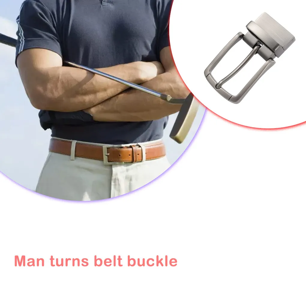 

Men Belt Buckle Pin Type Locking Alloy Rectangular Waistbelt Replacement Craftsman Repair Fixing Maintenance Pants