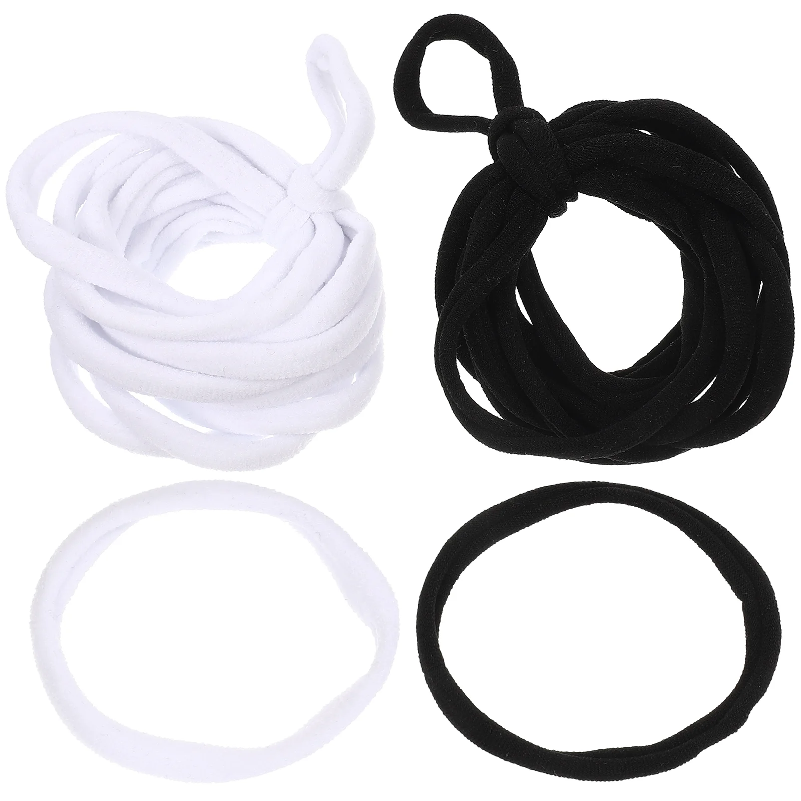 

192 Pcs Elastic Braided Rope Loom Potholder DIY Supplies Weaving Refill Craft