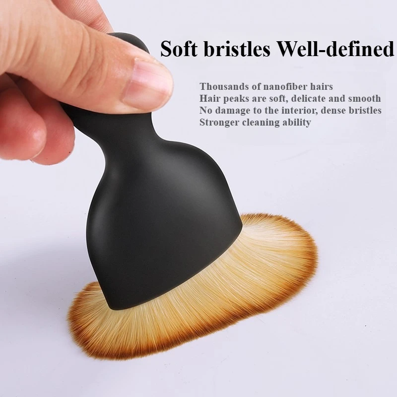 Щетка Для Чистки Автомобильных Вентиляционных Отверстий С Мягкой Щетиной