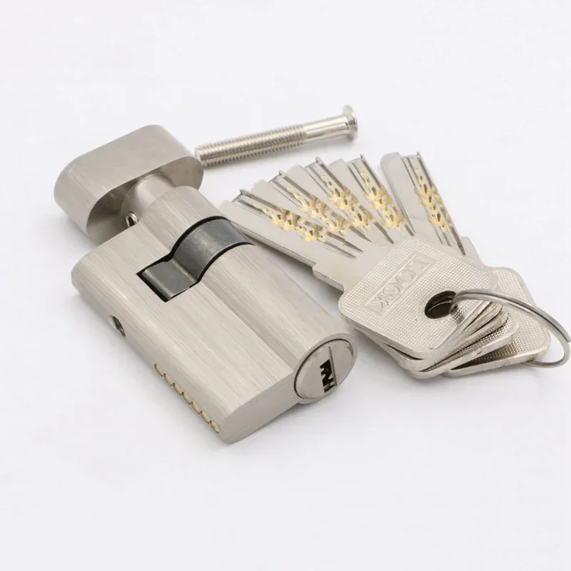 Цилиндр замка для стеклянной двери Асимметричный сердечник Высота 32 мм Длина 50