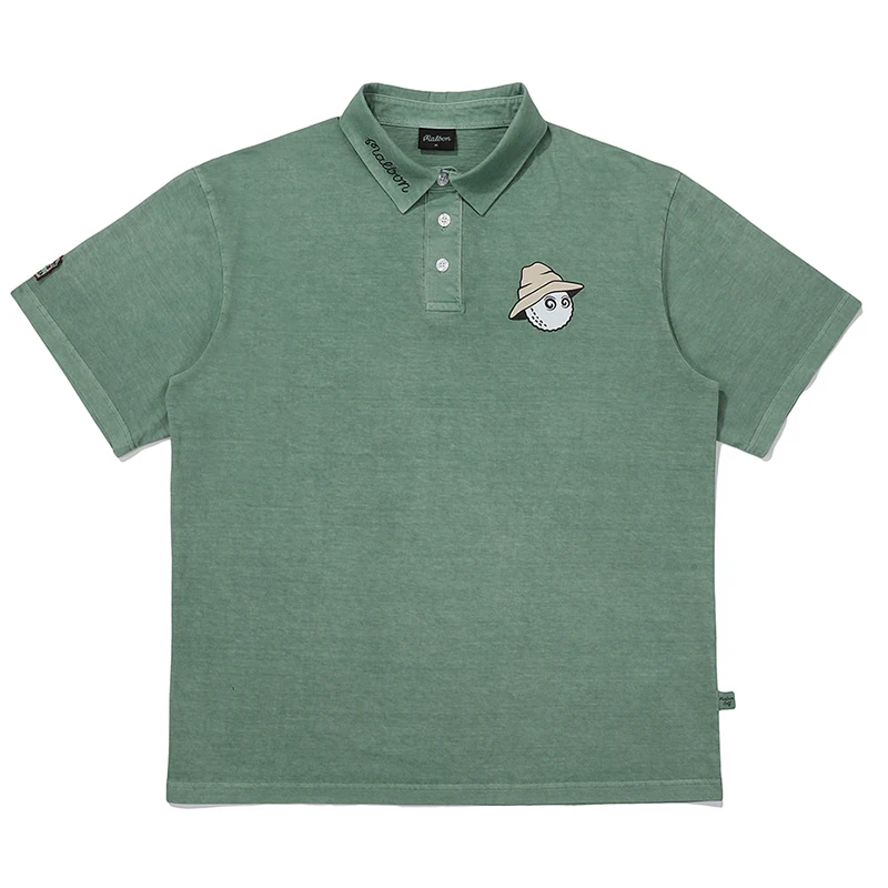 

2023 Spring/Summer Men's Malbon Golf Shirt Men's Short Sleeve Polo Shirt Dry,Comfortable,Breathable Pattern Sports Golf Gown