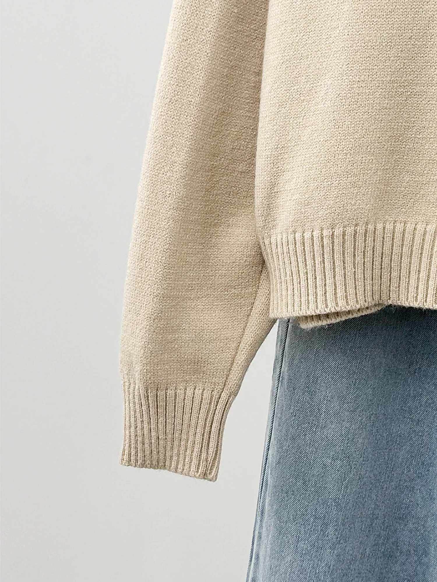 Inzevuka/корейский вязаный свитер с длинными рукавами и буквенным принтом женская