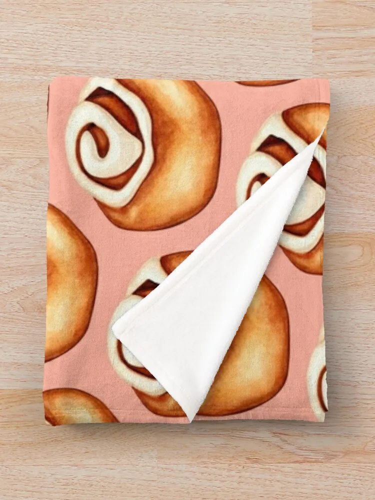 Узор рулетов с корицей - розовое одеяло красивые детские милые клетчатые тяжелые