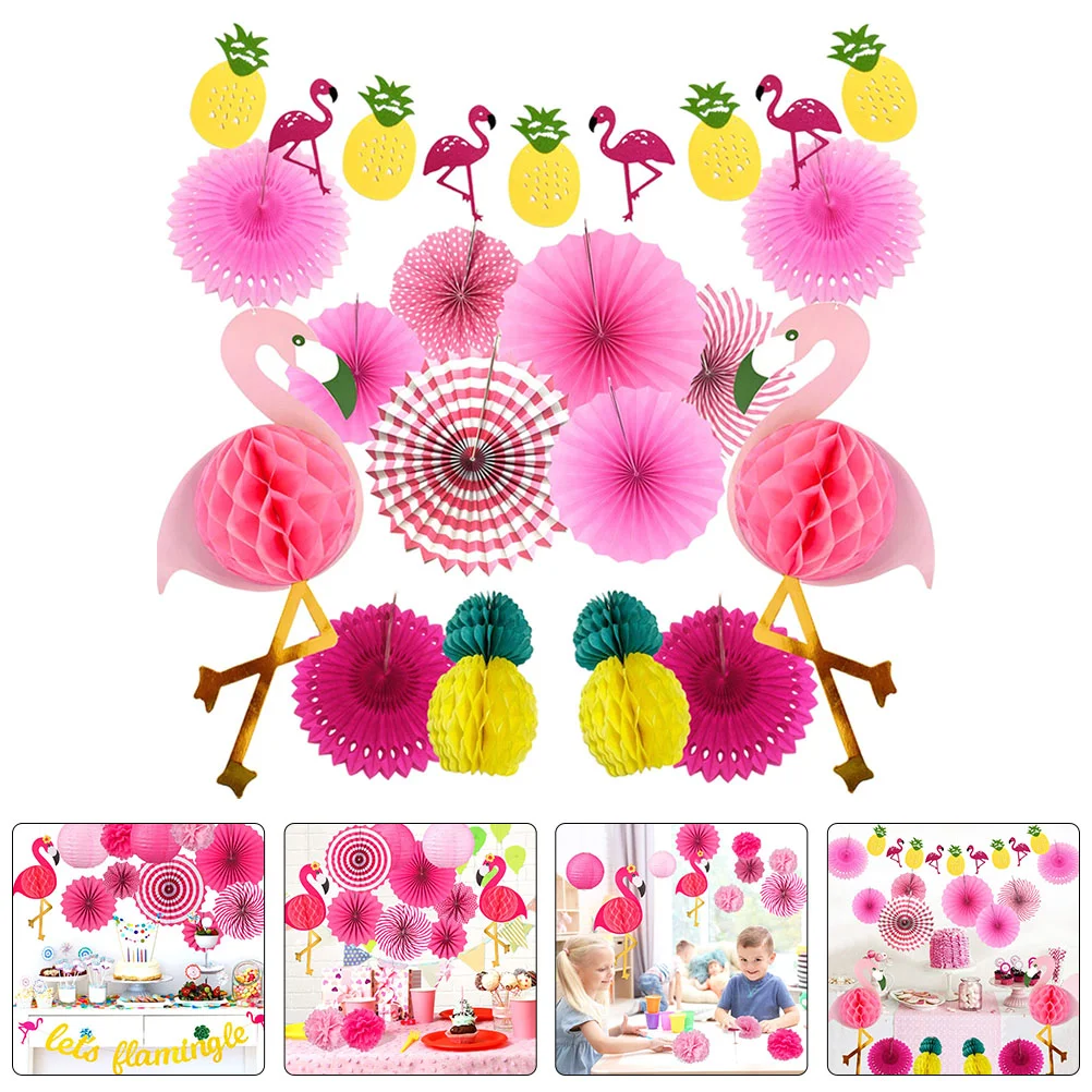 

1 Set Lovely Romantic Hawaii Party Decor Honeycombs for Outdoor Home Party
