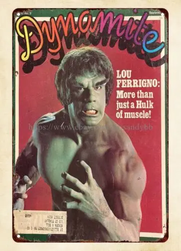 Современный декор настенное искусство 1978 обложка журнала в виде динамита Lou Ferrigno