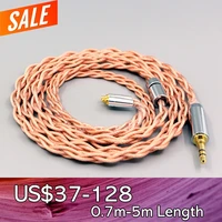 graphene 7n occ shielding coaxial mixed earphone cable for akg n5005 n30 n40 mmcx sennheiser ie300 ie900 ln007763