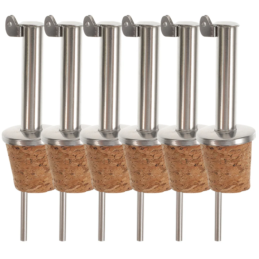

6Pcs Oil Practical Bottle Stoppers Household Bottle Spouts Oil Bottle Stoppers for Oil