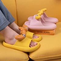 2022 summer slippers women man eva slides sandals designer cute antlers trend beach female shoes non slip platform slippers