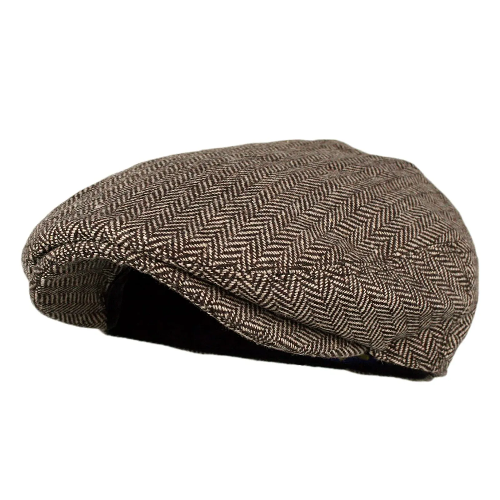 Мужская классическая твидовая Кепка Шерстяная кепка газетчика британская сезон