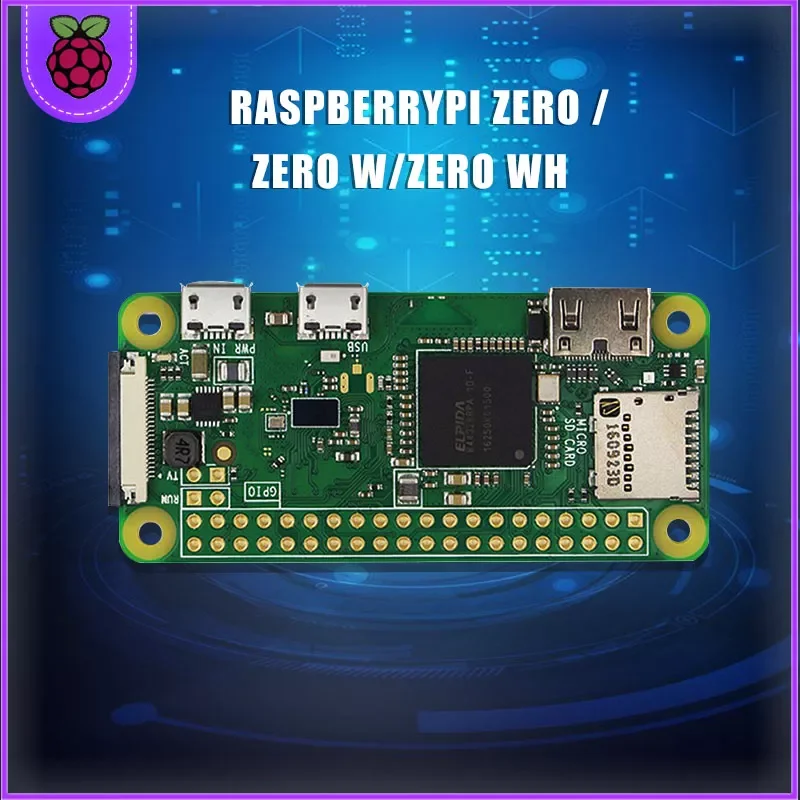 

Raspberry Pi ZERO/ ZERO W/ZERO WH/ZERO 2W Беспроводная плата bluetooth с 1 ГГц ЦП 512 МБ ОЗУ Raspberry Pi ZERO Версия 1,3