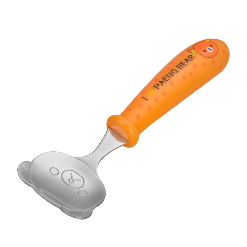 Набор столовых приборов из нержавеющей стали 304 с изображением котенка и медведя