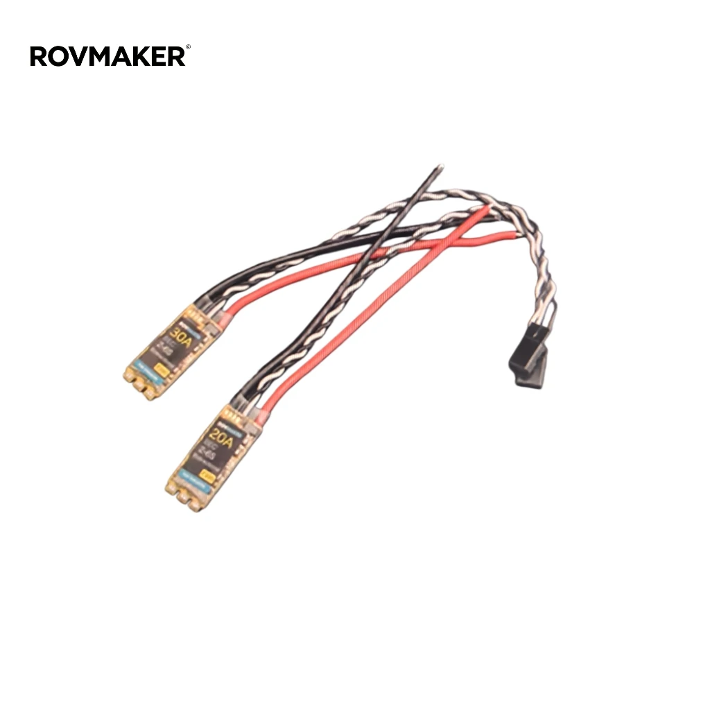 Фото Электронный регулятор скорости Openrov 20A 30A 35A ESC для двунаправленных бесщеточных двигателей, плата управления F390 для радиоуправляемых моделей №1