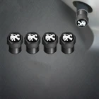 4 шт. наклейки на колпачок клапана автомобильной шины, аксессуары для peugeot 206 308 307 207 208 3008 407 508 RCZ