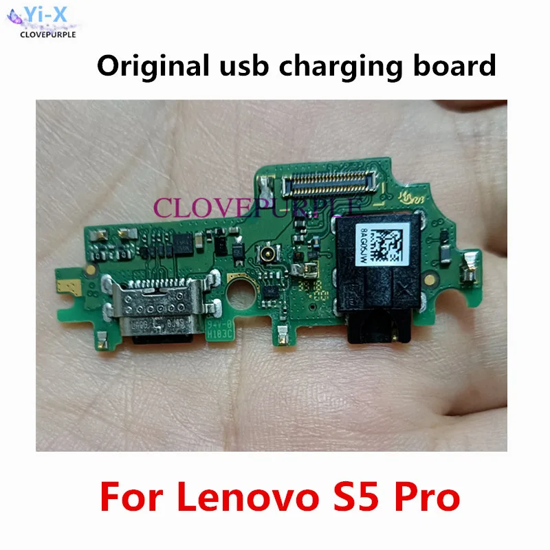 

1pcs Original Dock Connect Charging Board USB Charger Flex Cable Repair Parts for Lenovo S5 Pro