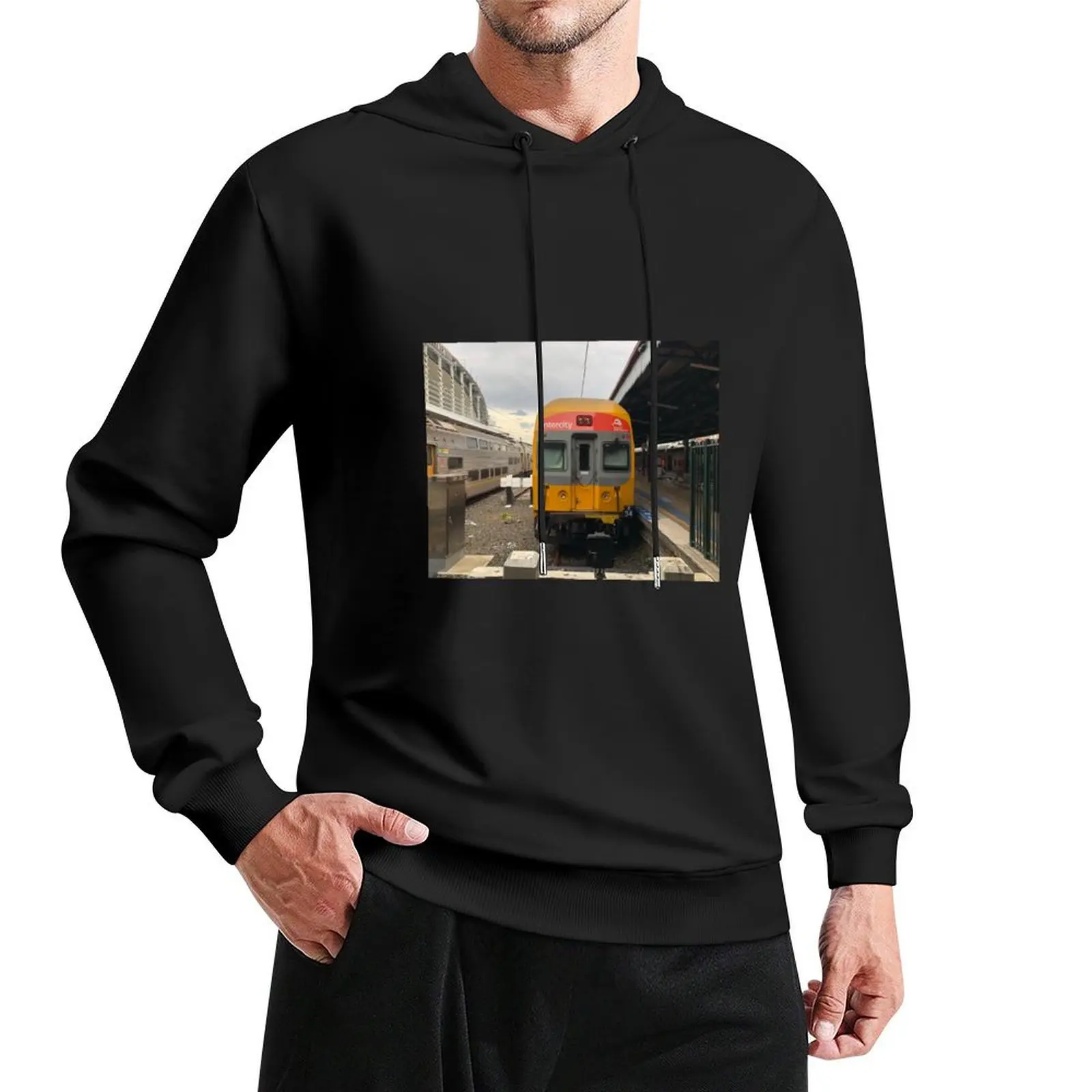 NSW TrainLink InterCity V Set at Central Station пуловер с капюшоном для мужчин носят уличная мужская