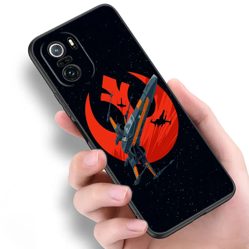 star space ship wars phone case for xiaomi mi poco x3 nfc gt m4 m3 12 11t 10t pro a3 11 lite ne 5g 12x 11i f3 soft black cover free global shipping