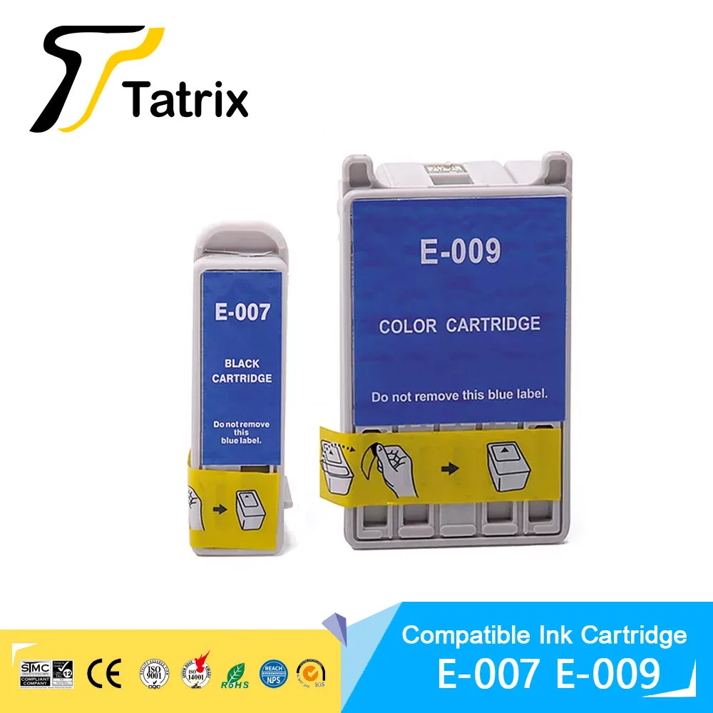 Цветной совместимый картридж Tatrix T007 T009 Premium для принтера Epson Stylus Photo 900/1270/ 1280/1290/1290S Цветной совместимый картридж Tatrix T007 T009 Premium для принтера Epson Stylus Photo 900/1270/ 1280/1290/1290S