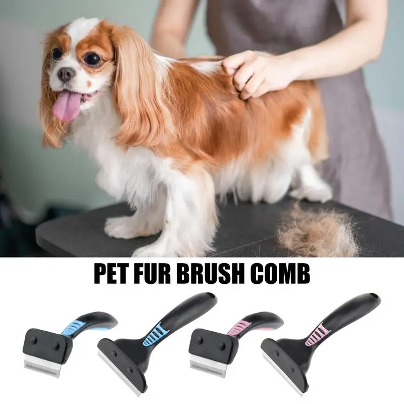 

Cat Grooming Brush Shedding Brush Removes Loose Undercoat Mats Tangled Hair For Pet Grooming Loose Undercoat Mats Lint Removers