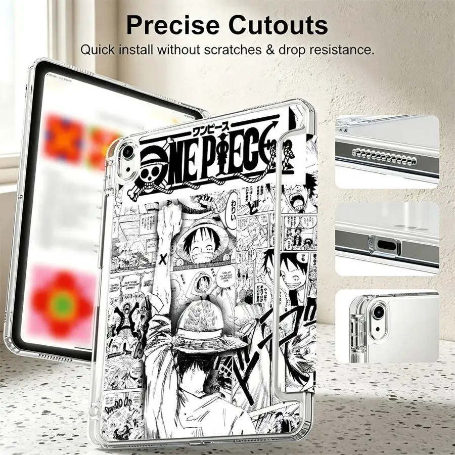 Чехол для планшета One Piece Luffy Anime для Samsung Galaxy Tab A11 S9 Plus S7 FE S8 S10 Lite A9 Plus A8 с отделением для ручки (art.: 3920dc2e18ffb) - 3920dc2e18ffb