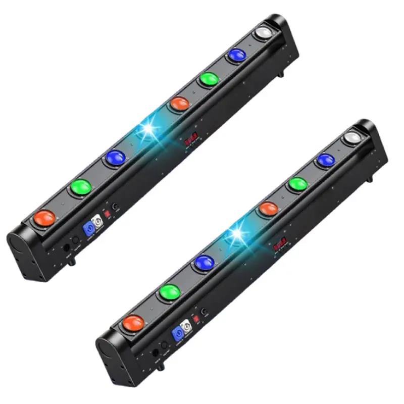 8x10 Вт светодиодный RGBW луч с подвижной головкой бар управления DMX многоцветный