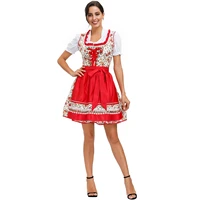 german bavarian traditional oktoberfest women vintage embroidery german dirndl dress costume