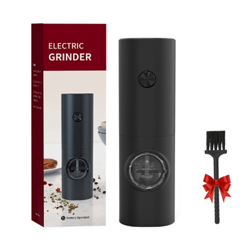 

LUDA электрическая автоматическая мельница для перца и соли со светодиодсветильник кой, регулируемая крупность