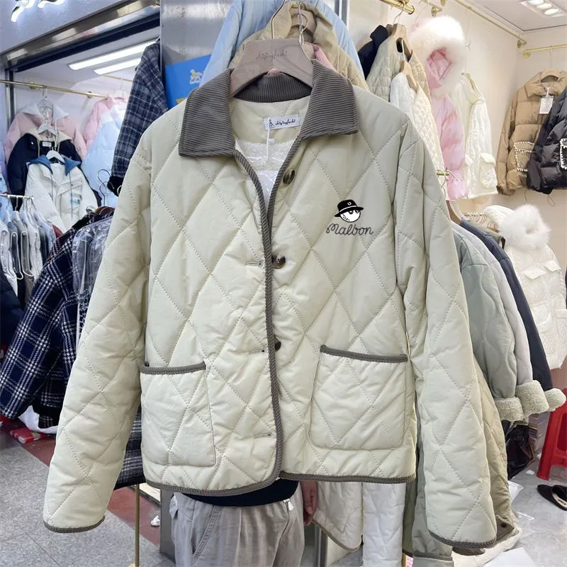 2022 Autumn Winter Women Golf Wear Women's Malbon Golf Clothing Horse Keep Warm Jacket Baseball Coats Tennis Windbreak Jacket