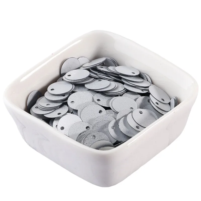 

6/8/10mm Matt Sequins For DIY Fabric PVC Dull Polish Sequin Paillettes Sewing Garment Accessories Side Drilling