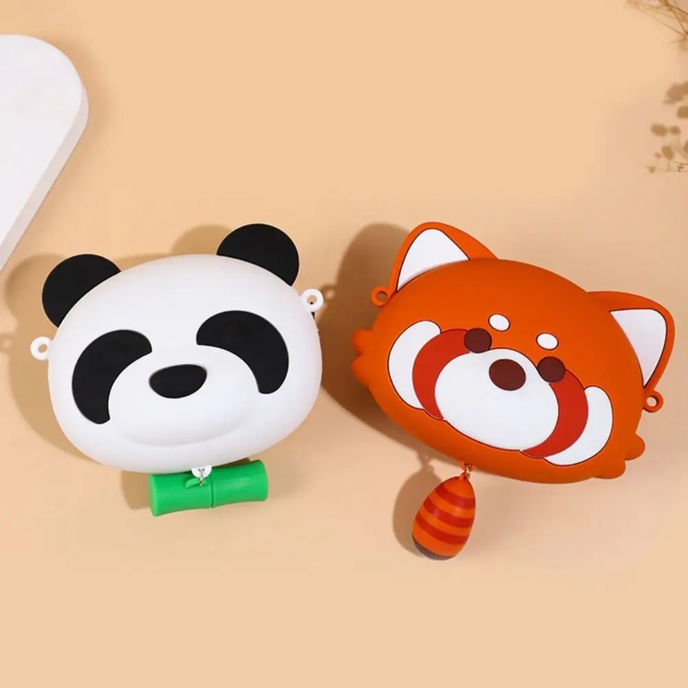 Модная кросс-боди сумка с рисунком панды милая мягкая силиконовая животного из