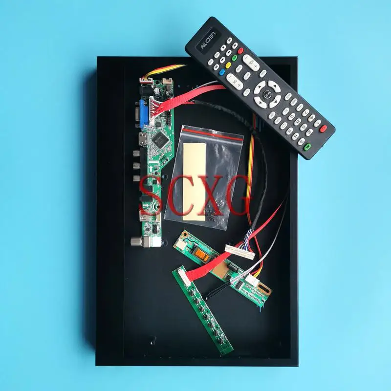 

Металлический чехол + плата аналогового контроллера телевизора подходит для QD14XL12 QD14XL19 30 Pin LVDS DIY Kit VGA AV USB HDMI-совместимость 1CCFL 14,1 "1024*768