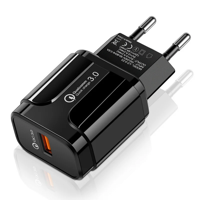 

Creative 3.0 multi-function charger personality US standard 18w fast charging head mobile phone usb charger 5v3a wholesale