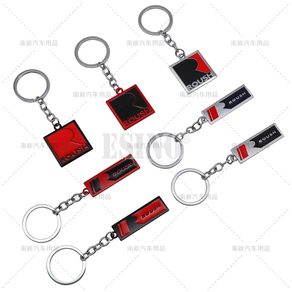 Стайлинг автомобиля 3D металлический сплав цинка Рош производительность брелок