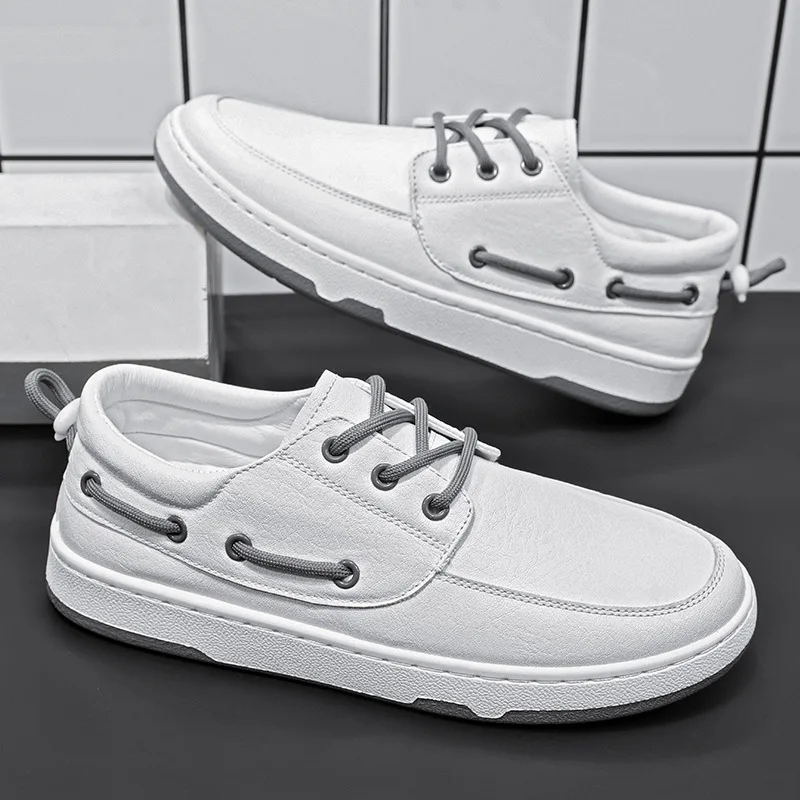 

New Men Loafers Breathable Men Shoes Fashion Youth Low Top Shoe Comfortable Casual Shoes Light Moccasins Man Sneakers Peas Shoes