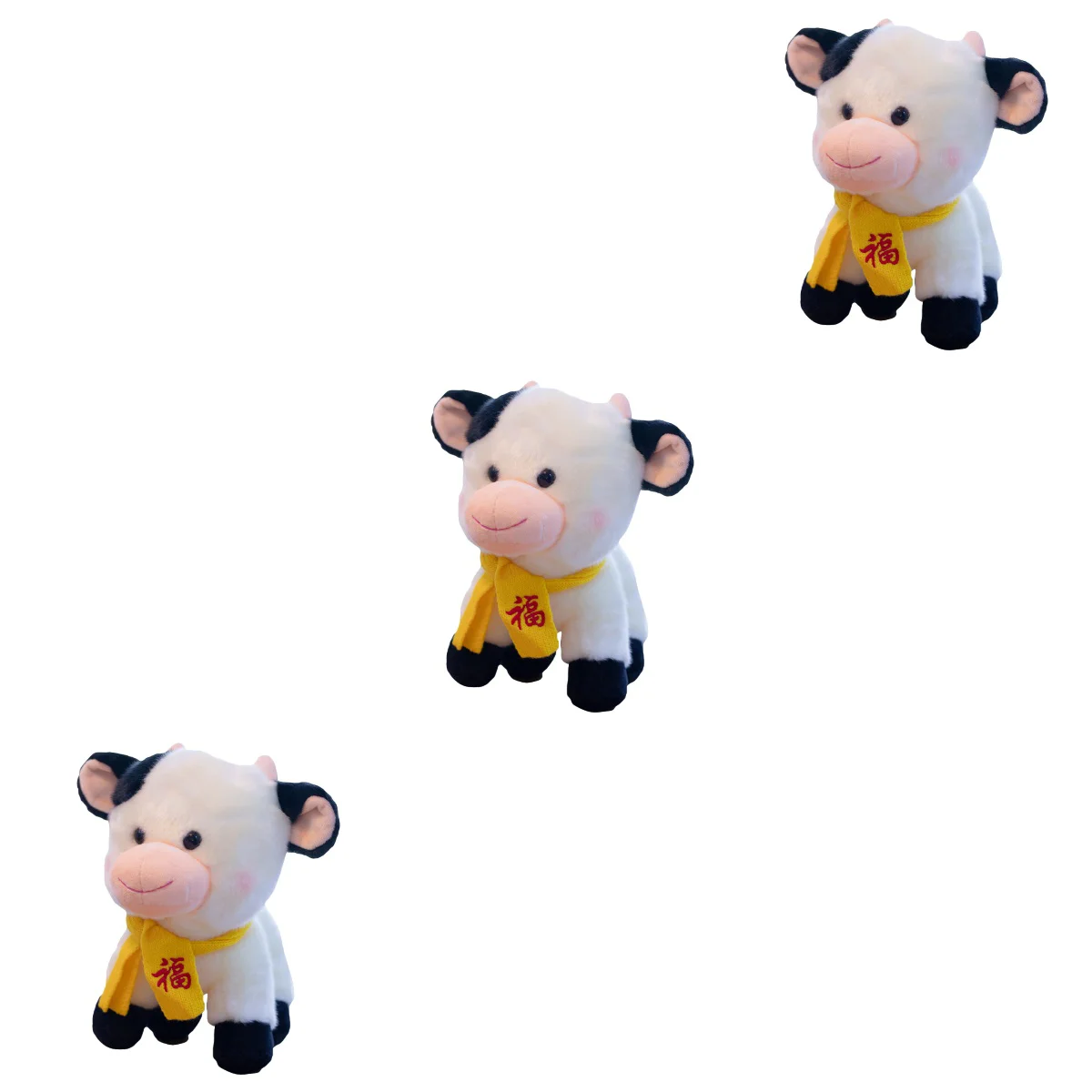 

Plushanimal Cowadornment Stuffed New Year Ox Home Bull Zodiac Figurines 2021 Pillow Farm Calf Mascot Chinese Decoration