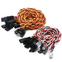 10pcs 10 15 30 50 100cm servo extension cable 30 60corefor futaba jr anti interference servo for rc helicopter part