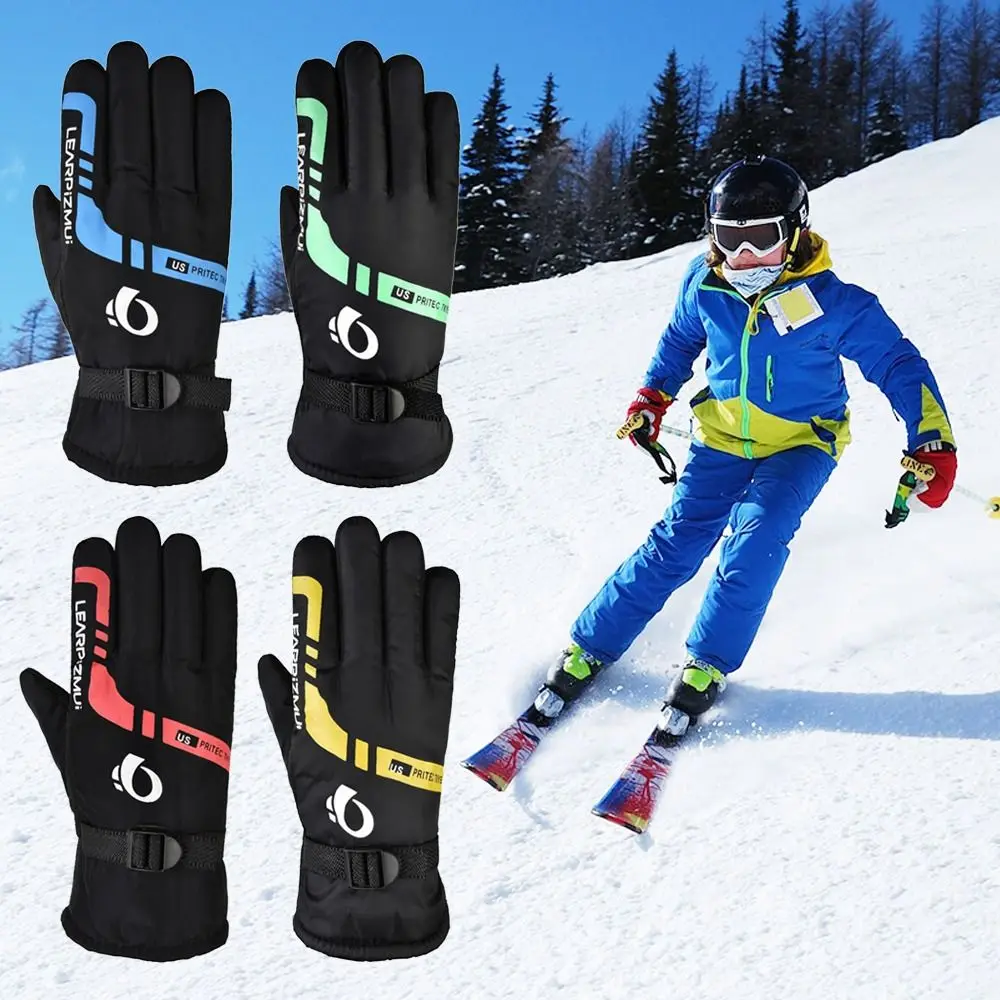 

Winter New Snow Warm Gloves for Women Men Ski Snowboard Windproof Waterproof Mittens Adult Thicken Keep Warm Gloves