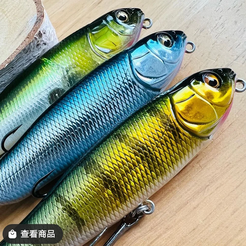 

Spook Topwater Pencil Lure Wobbler 10cm 12g Rattle Sound Walking Fishing Bass Pike Bait