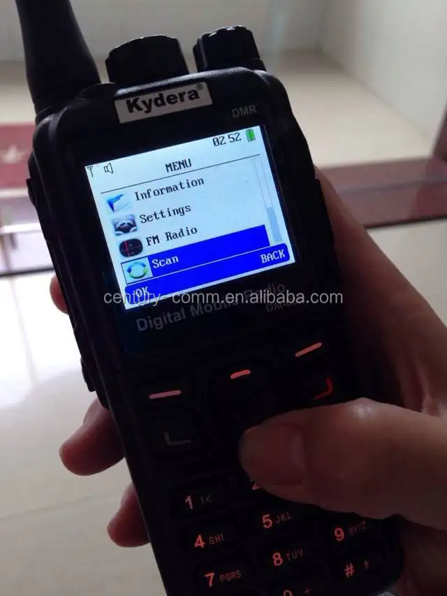 Цифровой мобильный двусторонний радиоприемник и передатчик DMR KYDERA DM880