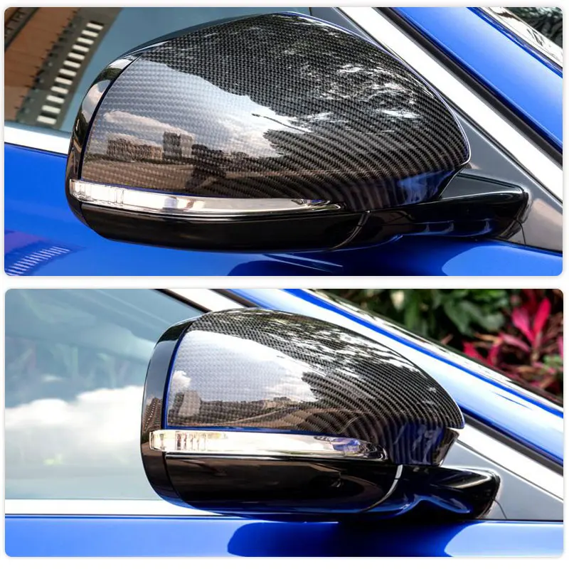 Чехлы на боковые зеркала заднего вида из углеродного волокна для Jaguar F-TYPE 2013-2021