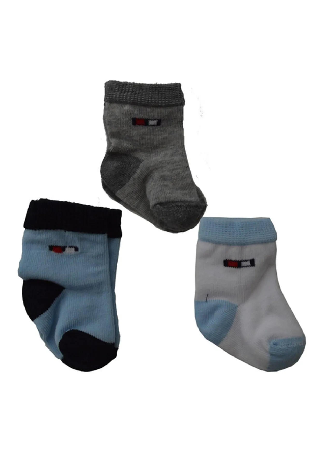 

197 3-piece baby socks blue socks underwear